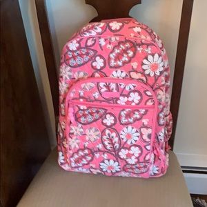 Campus backpack in blush pink.